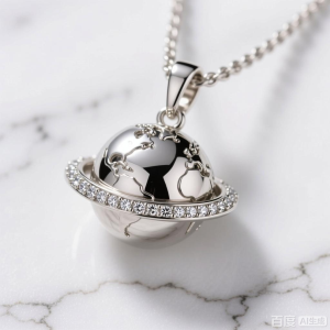 Planetary Motion Pendant Necklace